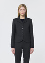 Valoma Jacket heather grey flannel Gray grey TARA JARMON