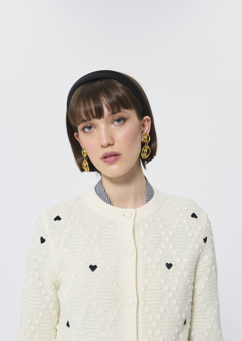 Guy Vest ecru wool with a cashmere feel Off-white TARA JARMON