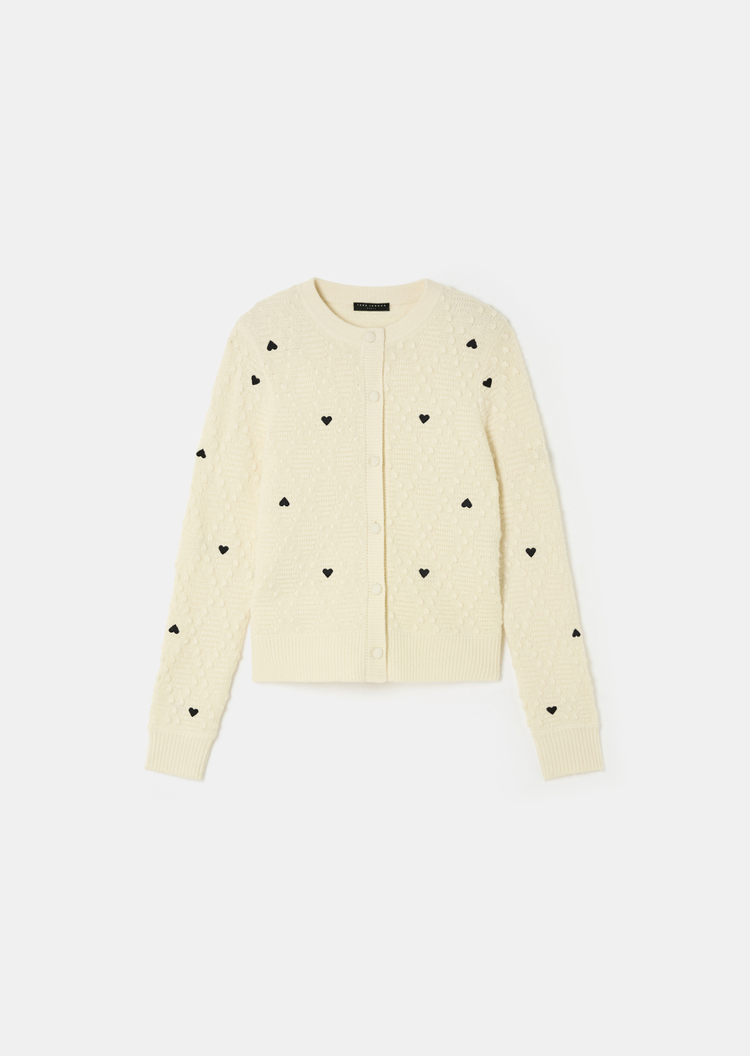 Guy Vest ecru wool with a cashmere feel Off-white TARA JARMON