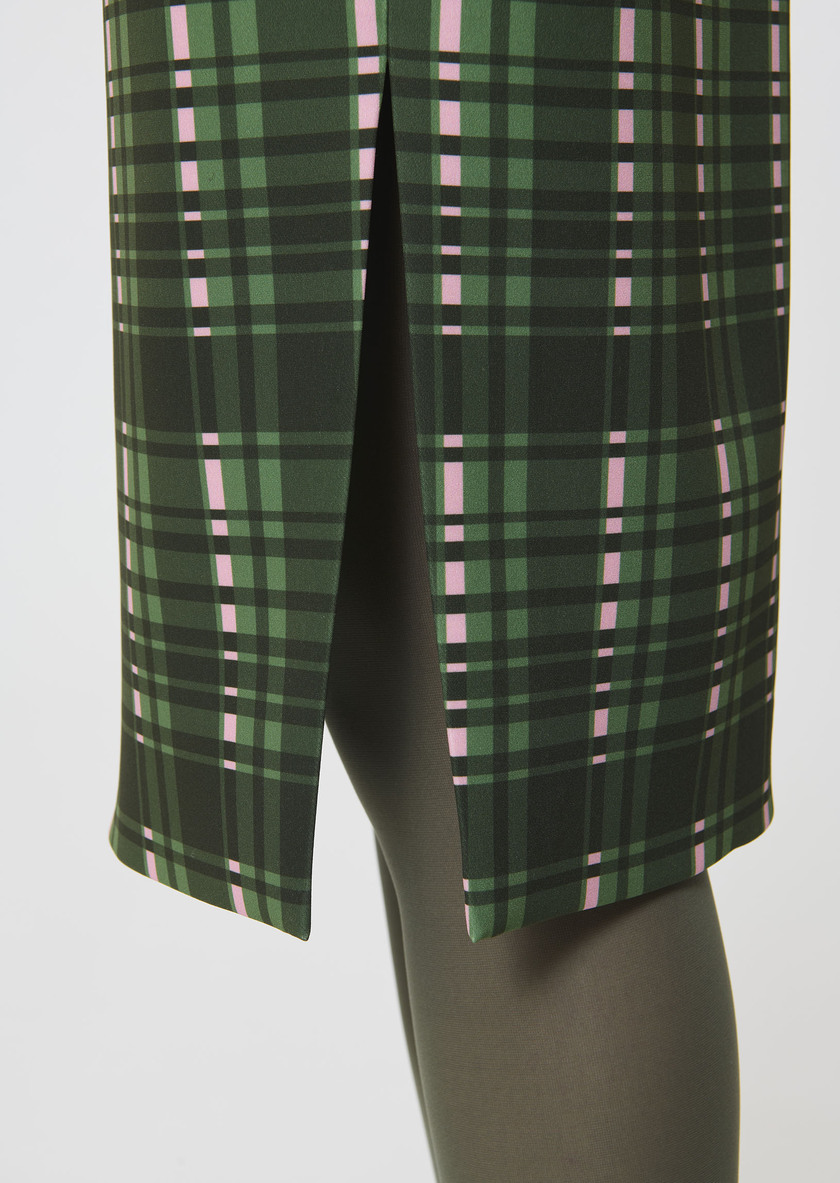 Jaden skirt green with a tartan check Cactus TARA JARMON