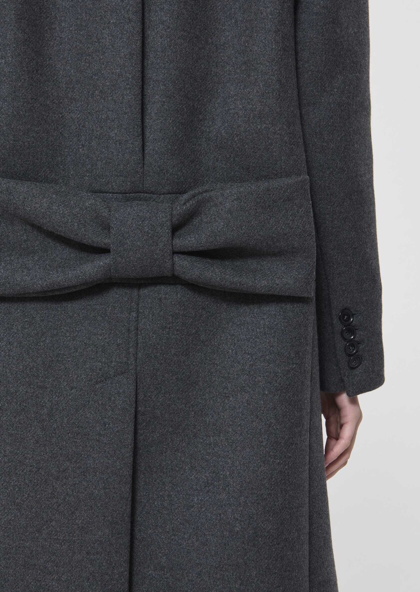 Manola Coat grey woolen cloth Grey TARA JARMON