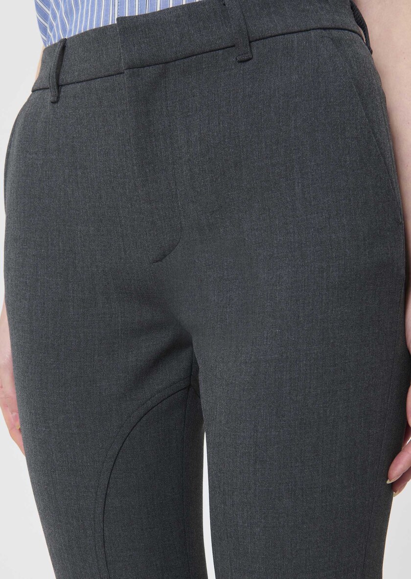 Paxton trousers grey double canvas Grey TARA JARMON