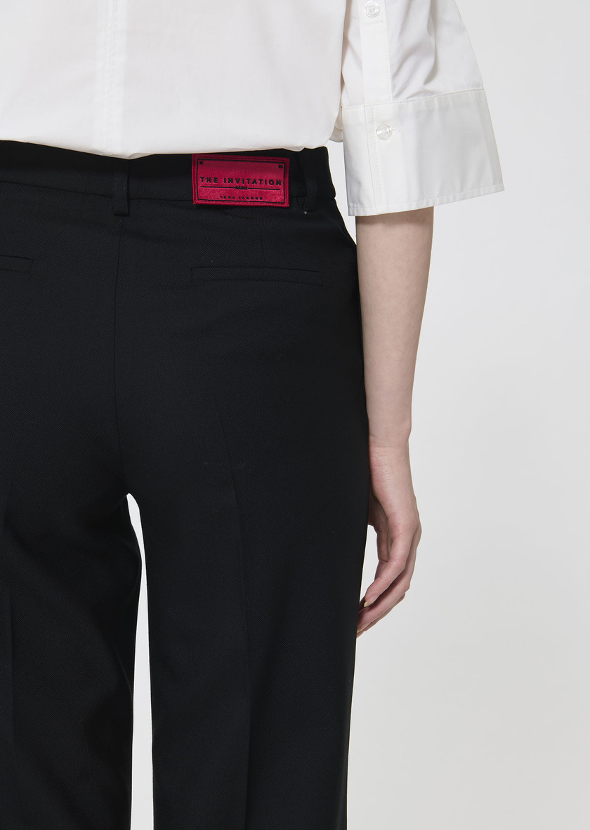 Patrice trousers black cold wool Black TARA JARMON