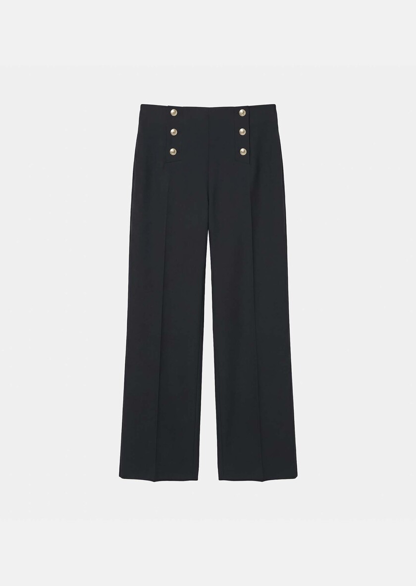 Pepino trousers black cold wool Black TARA JARMON