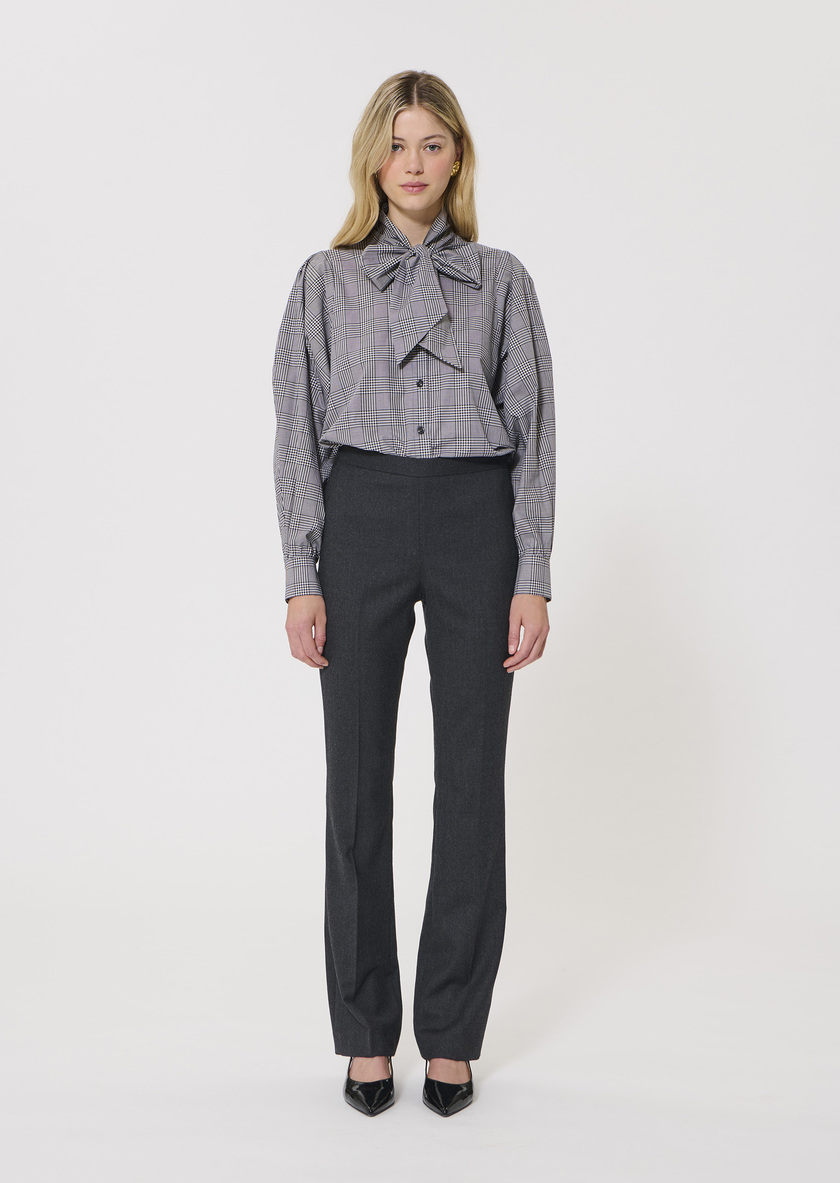 Papillon Pants heather grey flannel Gray grey TARA JARMON