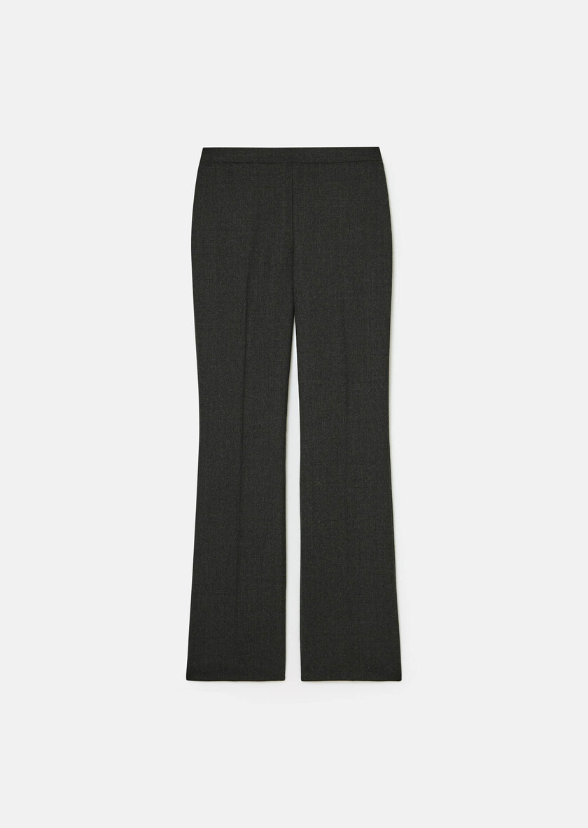 Papillon Pants heather grey flannel Gray grey TARA JARMON