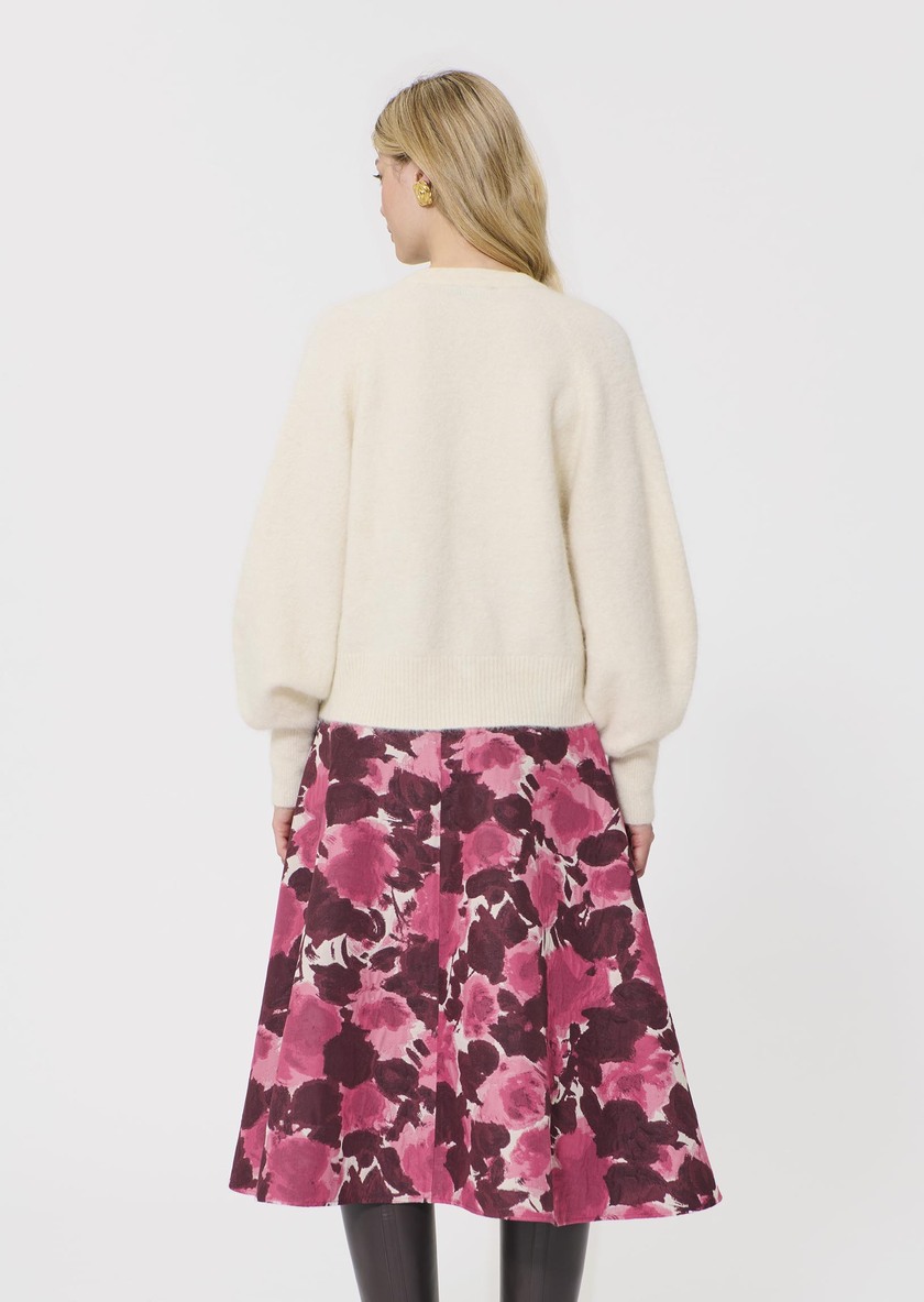 Paz sweater ecru in wool and alpaca Off-white TARA JARMON