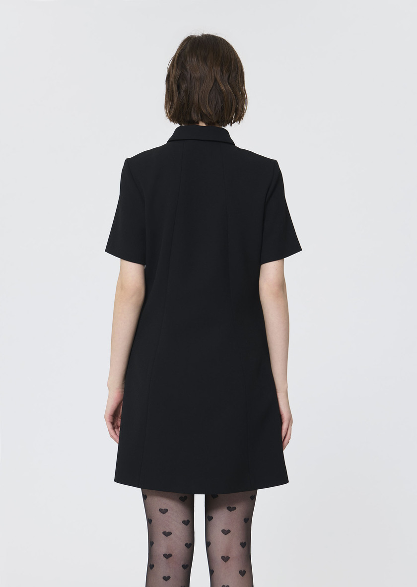Roanne dress black crepe Black TARA JARMON