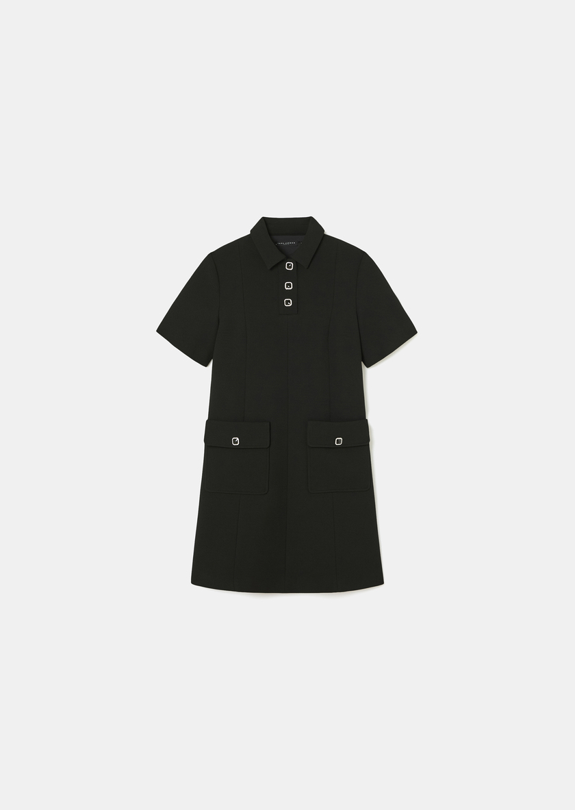 Roanne dress black crepe Black TARA JARMON