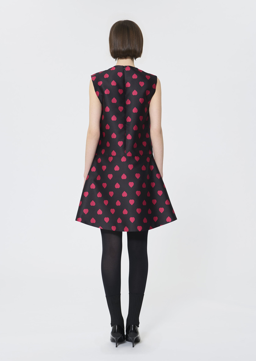 Rumba Dress black with heart print Black TARA JARMON