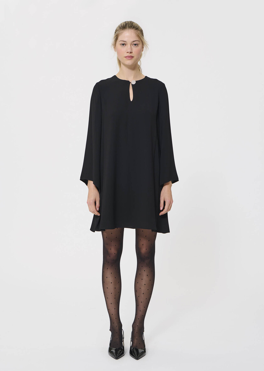 Raonie Dress black crepe Black TARA JARMON