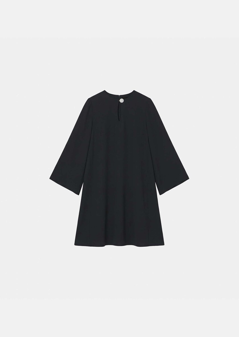 Raonie Dress black crepe Black TARA JARMON
