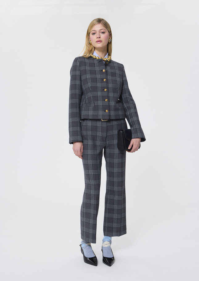 Vesna Jacket grey Prince of Wales check Grey TARA JARMON