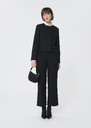 Venice Jacket black compact canvas Black TARA JARMON