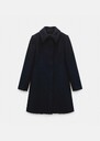 Madeline coat midnight blue woolen cloth Night TARA JARMON