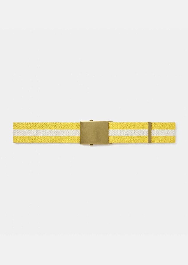 Lucas Belt yellow with stripes Mimosa TARA JARMON