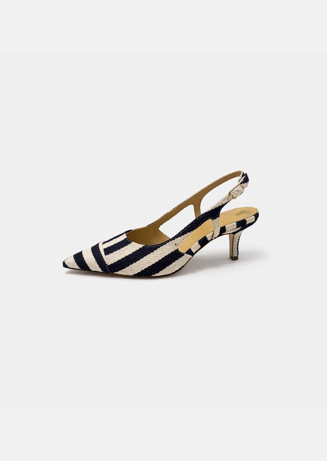 Ketty pumps navy blue stripes Night TARA JARMON
