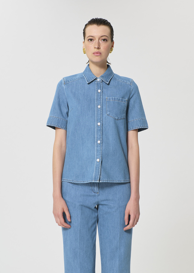 Cruz Shirt blue denim Denim TARA JARMON
