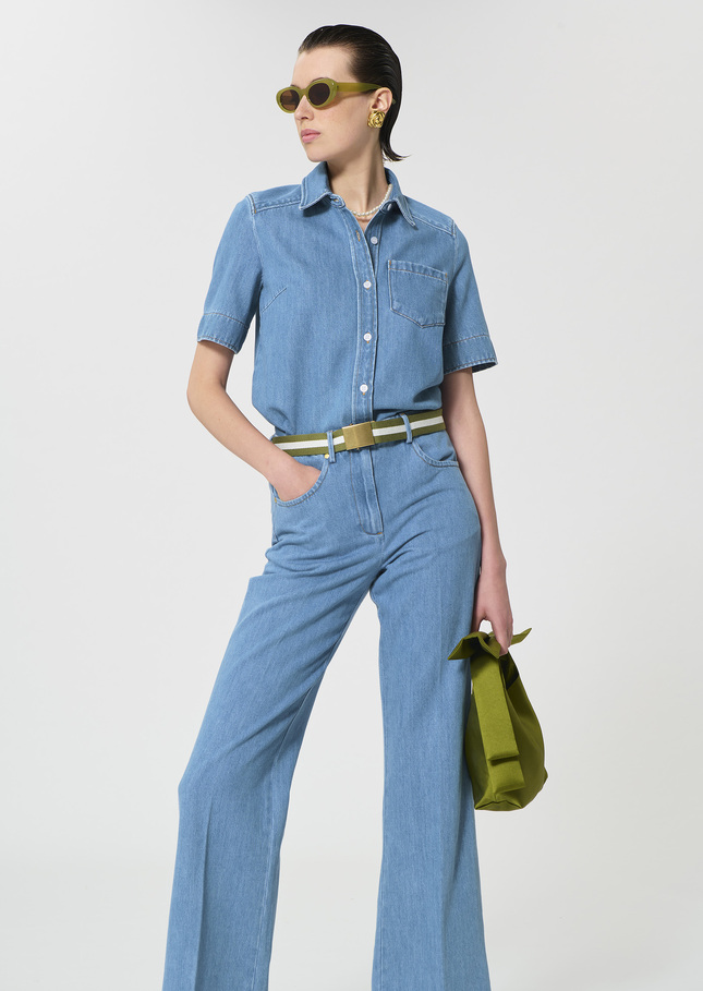 Cruz Shirt blue denim Denim TARA JARMON