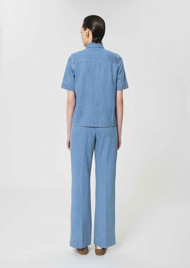 Cruz Shirt blue denim Denim TARA JARMON