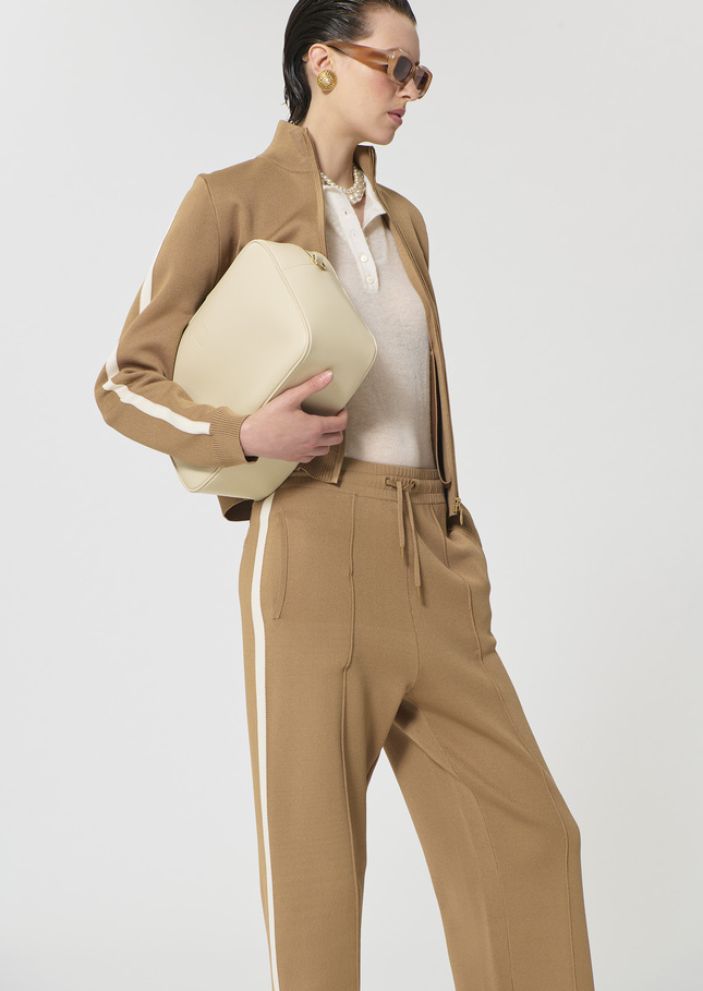Gabrielle vest beige technical mesh Miel TARA JARMON