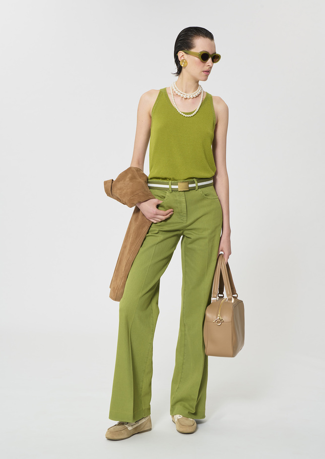 Jerome Jeans light denim green Pomme TARA JARMON