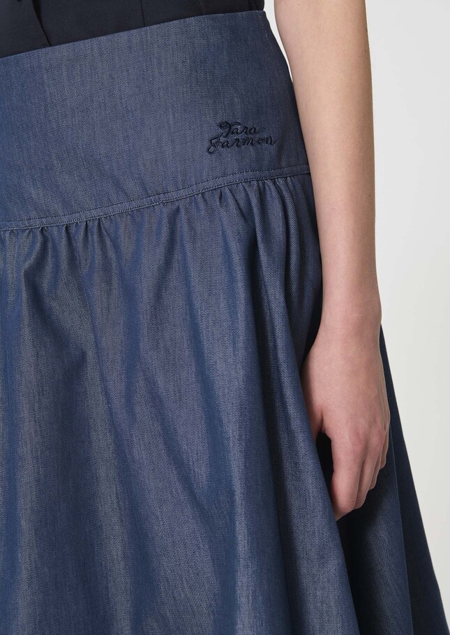 Jude Skirt light blue denim Denim TARA JARMON