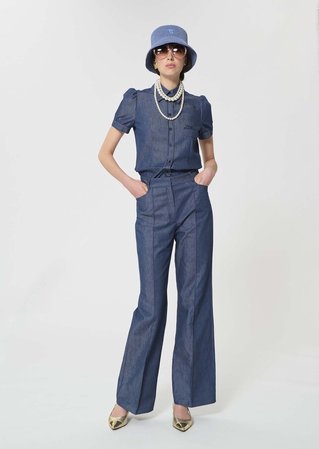 Premier Trousers light blue denim Denim TARA JARMON