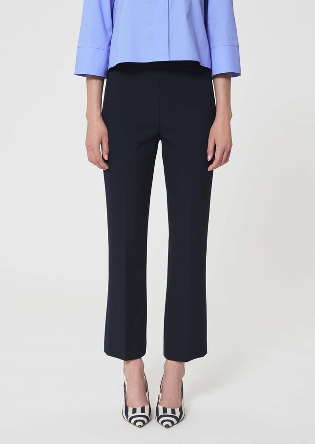 Paulin Trousers midnight blue double canvas Night TARA JARMON