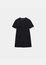 Renata dress black double canvas Black TARA JARMON
