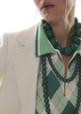 Bellissima Necklace green with large pearls Cerise, Green, Horizon TARA JARMON