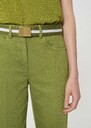 Lucas Belt green with stripes Mimosa, Night, Pomme TARA JARMON