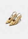 Ketty pumps yellow with stripes Mimosa TARA JARMON