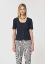 Camina shirt midnight blue poplin Night TARA JARMON