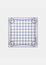Eddie Scarf sky blue gingham cotton Horizon TARA JARMON