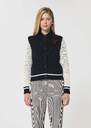 Gabb Vest midnight blue cotton Night TARA JARMON