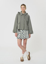 Trench Isaure green cotton Olive TARA JARMON