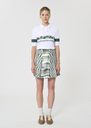 James Skirt Dark green Prince of Wales check Vert anglais TARA JARMON