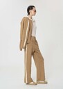 Parker Pants beige technical mesh Miel, Pomme TARA JARMON