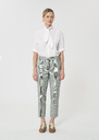 Polo Trousers Dark green Prince of Wales check Vert anglais TARA JARMON