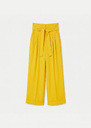 Pia Pants yellow in fluid crepe Blush, Cerise, Mimosa, Vert anglais TARA JARMON