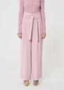 Pia Pants pale pink in fluid crepe Blush, Cerise, Mimosa, Vert anglais TARA JARMON