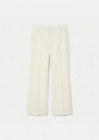 Pierre Pants ecru in powder grain canvas Night, Off-white TARA JARMON
