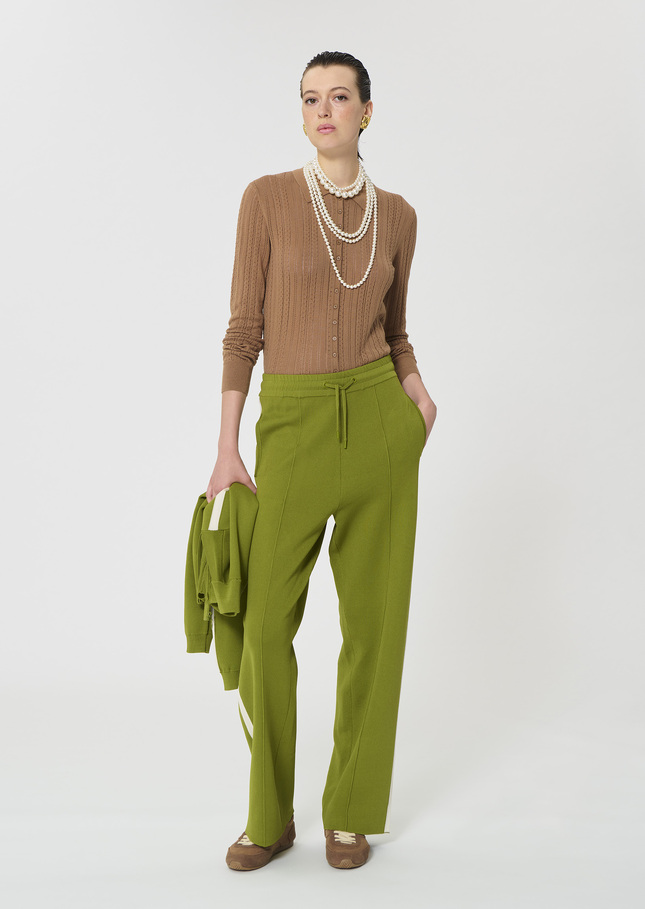 Paco sweater beige silky cotton Miel TARA JARMON