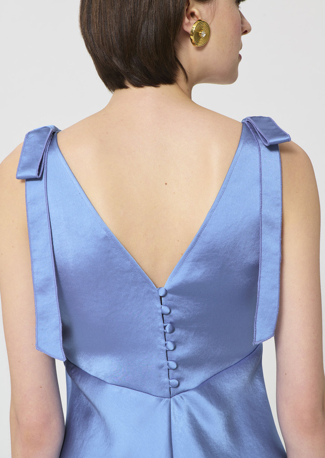 Romance Dress sky blue satin Horizon TARA JARMON
