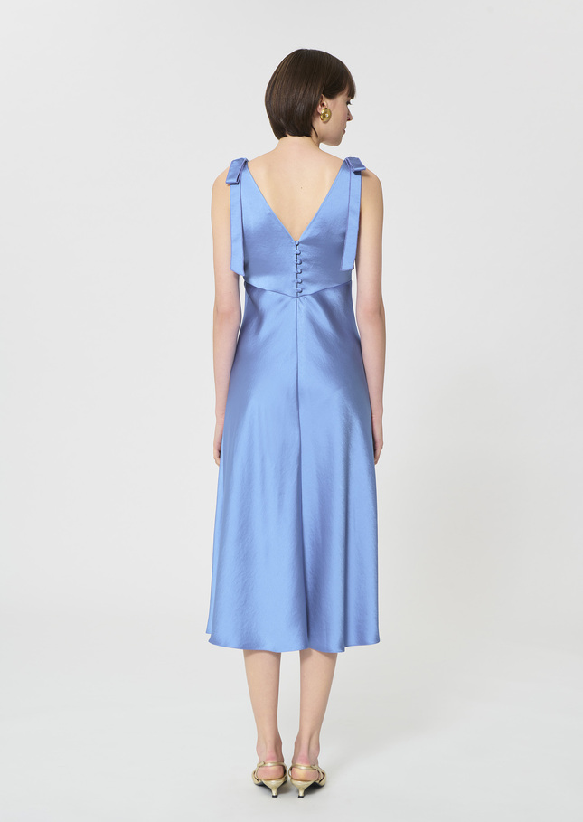 Romance Dress sky blue satin Horizon TARA JARMON
