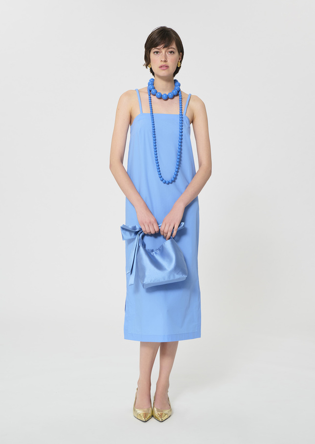 Rosabella dress sky blue poplin Horizon TARA JARMON