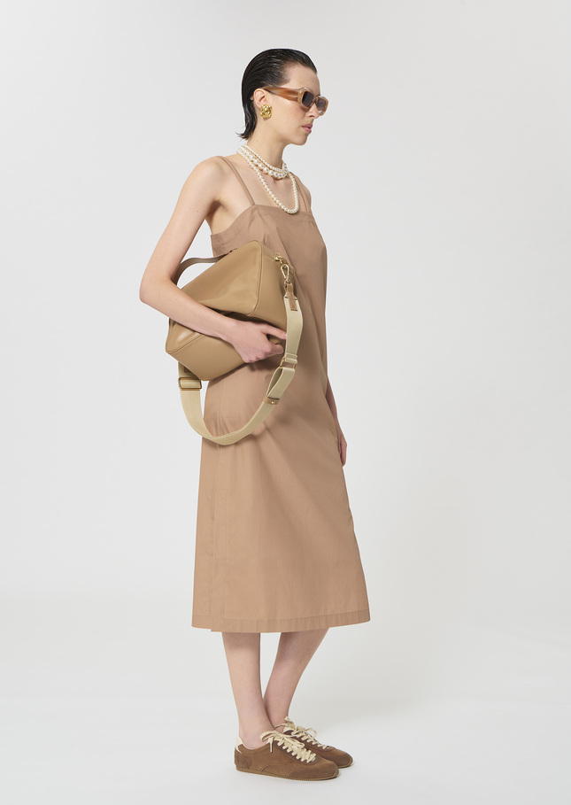 Rosabella dress beige poplin Miel TARA JARMON