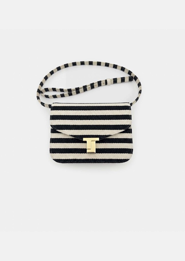 Bag 8 bis navy blue stripes Night TARA JARMON