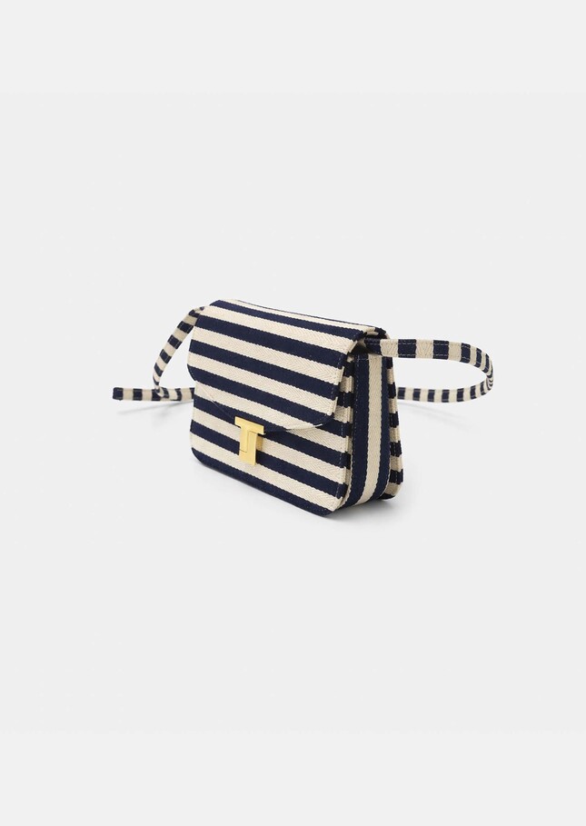 Bag 8 bis navy blue stripes Night TARA JARMON